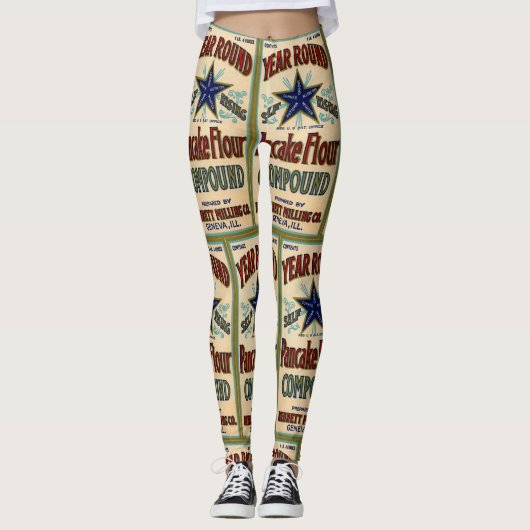 Genève Illinois Bennett Milling Company Pancake Leggings (Voorkant)