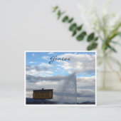 genève jet d'eau paquis briefkaart (Staand voorkant)