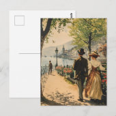 Genève Lakeside  Briefkaart (Voorkant / Achterkant)