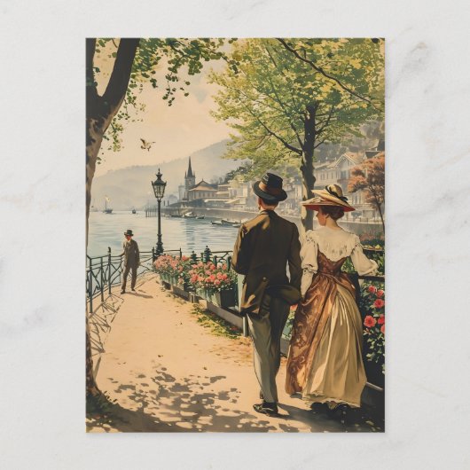 Genève Lakeside  Briefkaart (Voorkant)