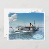 Genève-meer Briefkaart (Voorkant / Achterkant)