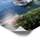 Genève-meer, Montreux, Zwitserland Foto Afdruk (Hoek)