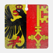 Genève Metalen Ornament (Achterkant)