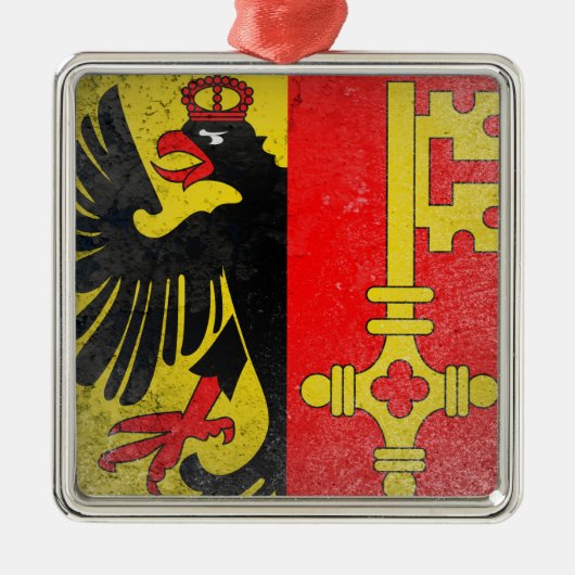 Genève Metalen Ornament (Voorkant)
