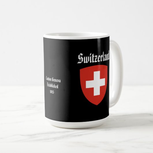 Genève* Mok van de kernwapenkoffie (Voorkant rechts)