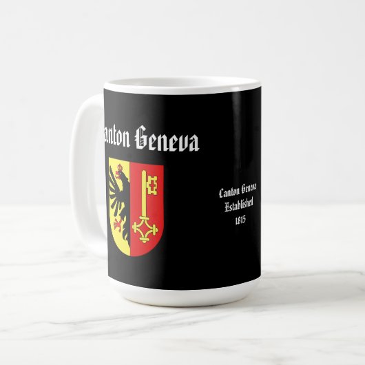 Genève* Mok van de kernwapenkoffie (Voorkant links)