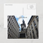 Genève monument briefkaart (Voorkant / Achterkant)