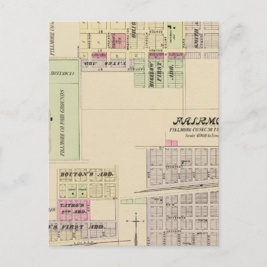 Genève, Nebraska Briefkaart (Voorkant)