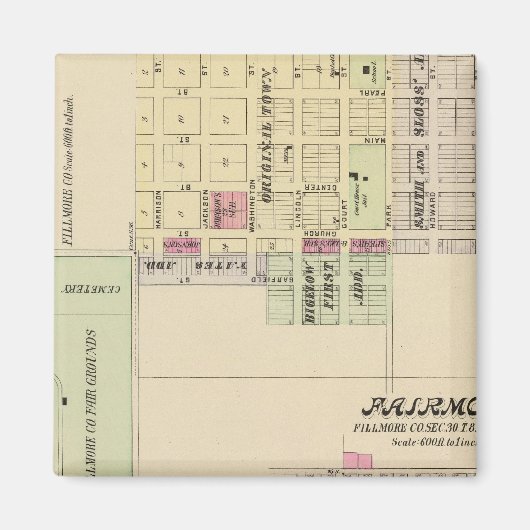 Genève, Nebraska Magneet (Voorkant)