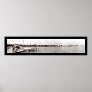 Geneve NY Waterfront Foto 1909 Poster