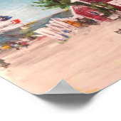 "Genève op het meer, Ohio" door Willowcatdesigns Poster (Hoek)