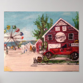 "Genève op het meer, Ohio" door Willowcatdesigns Poster