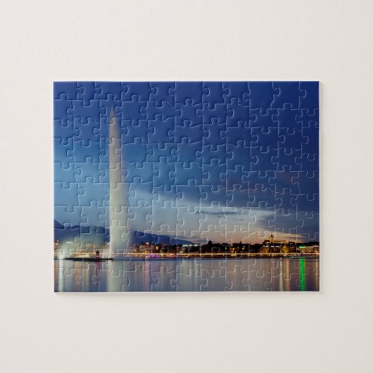 Genève panorama, Zwitserland Legpuzzel (Horizontaal)
