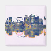 Genève Skyline Magneet (Voorkant)