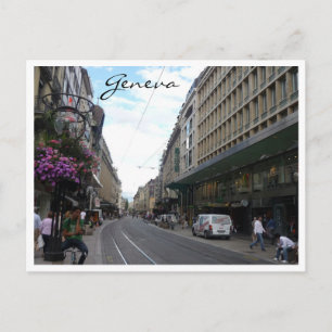 genève street briefkaart