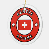 Genève Suisse Keramisch Ornament (Links)