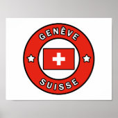 Genève Suisse Poster (Voorkant)