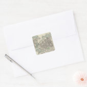 Genève Vierkante Sticker (Envelop)