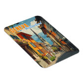 Genève Zwitserland Alpen Magneet (Rechterzijde)