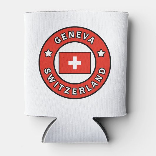 Genève Zwitserland Blikjeskoeler (Voorkant)