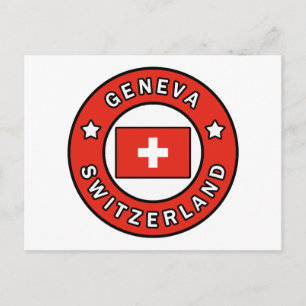 Genève Zwitserland Briefkaart