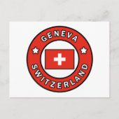 Genève Zwitserland Briefkaart (Voorkant)