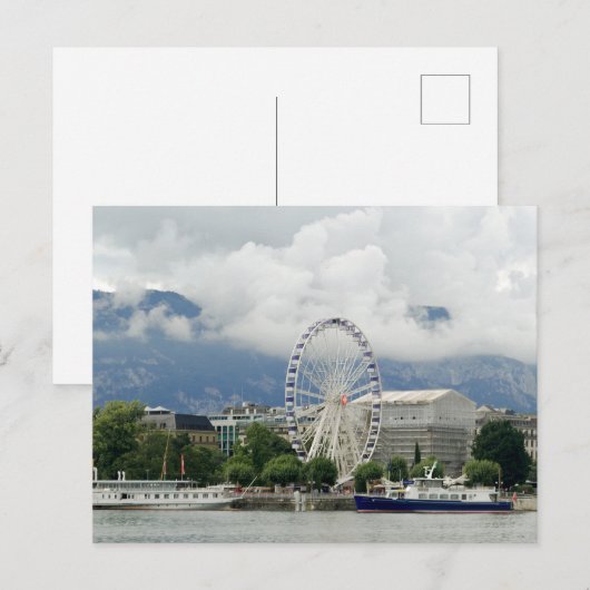Genève, Zwitserland Briefkaart (Voorkant / Achterkant)