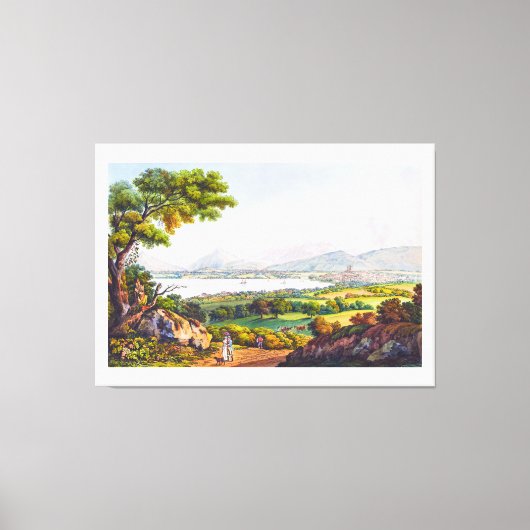 Genève, Zwitserland Canvas Afdruk (Voorkant)
