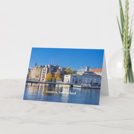 Genève, Zwitserland Kaart (Voorkant)