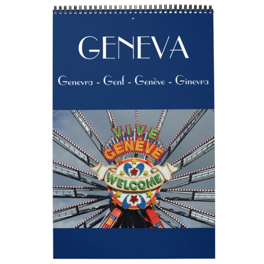Geneve Zwitserland Kalender (Hoes)