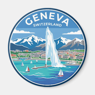 Geneve Zwitserland Magneet