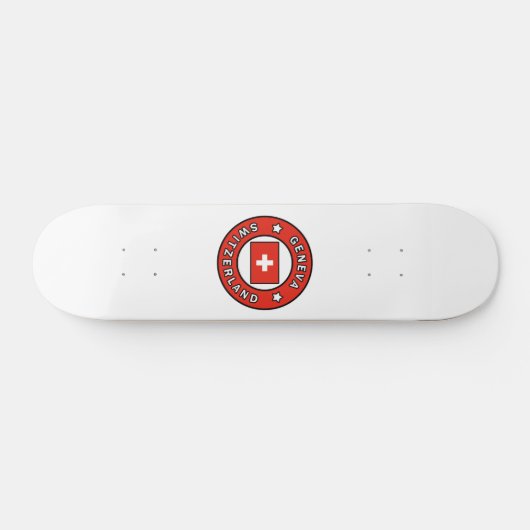 Genève Zwitserland Persoonlijk Skateboard (Horizontaal)