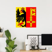Genève, Zwitserland Poster (Thuiskantoor)