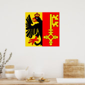 Genève, Zwitserland Poster (Keuken)