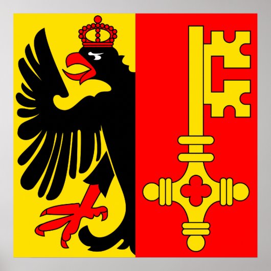 Genève, Zwitserland Poster (Voorkant)