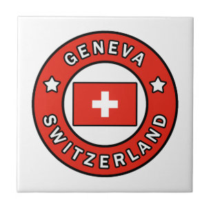Genève Zwitserland Tegeltje
