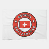 Genève Zwitserland Theedoek (Horizontaal)