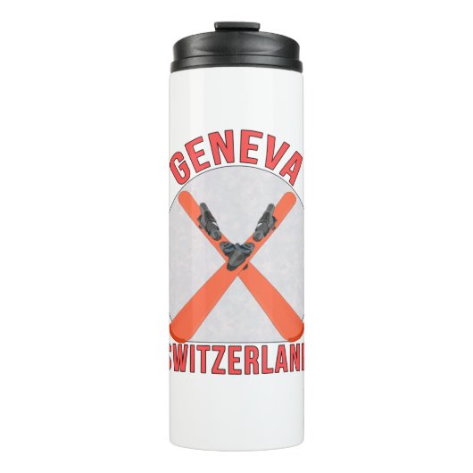Genève, Zwitserland Thermosbeker (Voorkant)