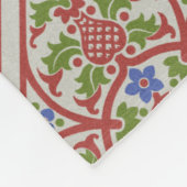 "Genevieve"Gothic Revival Medallion Fleece Deken (Hoek)