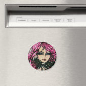 "Genevieve" Steampunk Fairy Magnet (Insitu (Vaatwasser))