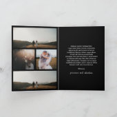 Genevieve Zwart Foto Moderne bruiloft Bedankkaart (Binnen)