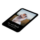 Genevieve Zwart Foto Moderne bruiloft Magneet (Linkerzijde)