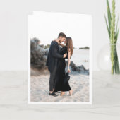 Genevieve zwart-wit foto moderne bruiloft (Achterkant)