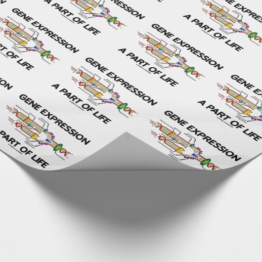 genexpressie een deel van het leven (DNA-replicati Cadeaupapier (Hoek)