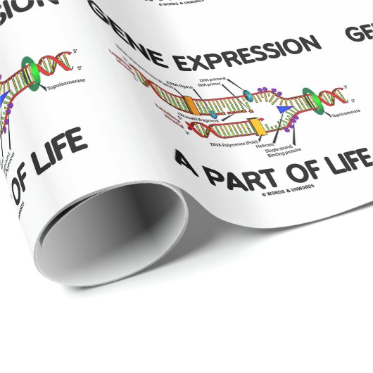 genexpressie een deel van het leven (DNA-replicati Cadeaupapier (Rol Hoek)