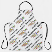 Genexpressie maakt deel uit van Life Genetics Humo Schort (Voorkant)