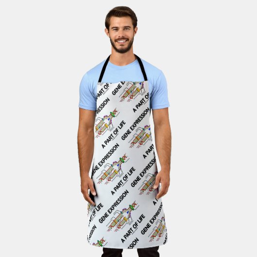 Genexpressie maakt deel uit van Life Genetics Humo Schort (Gedragen)