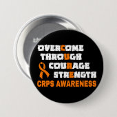 GENEZEN...CRPS RONDE BUTTON 7,6 CM (Voorkant /achterkant)