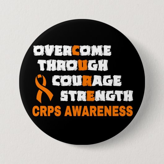 GENEZEN...CRPS RONDE BUTTON 7,6 CM (Voorkant)