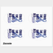 Genezen de jongens ovale sticker (Vel)